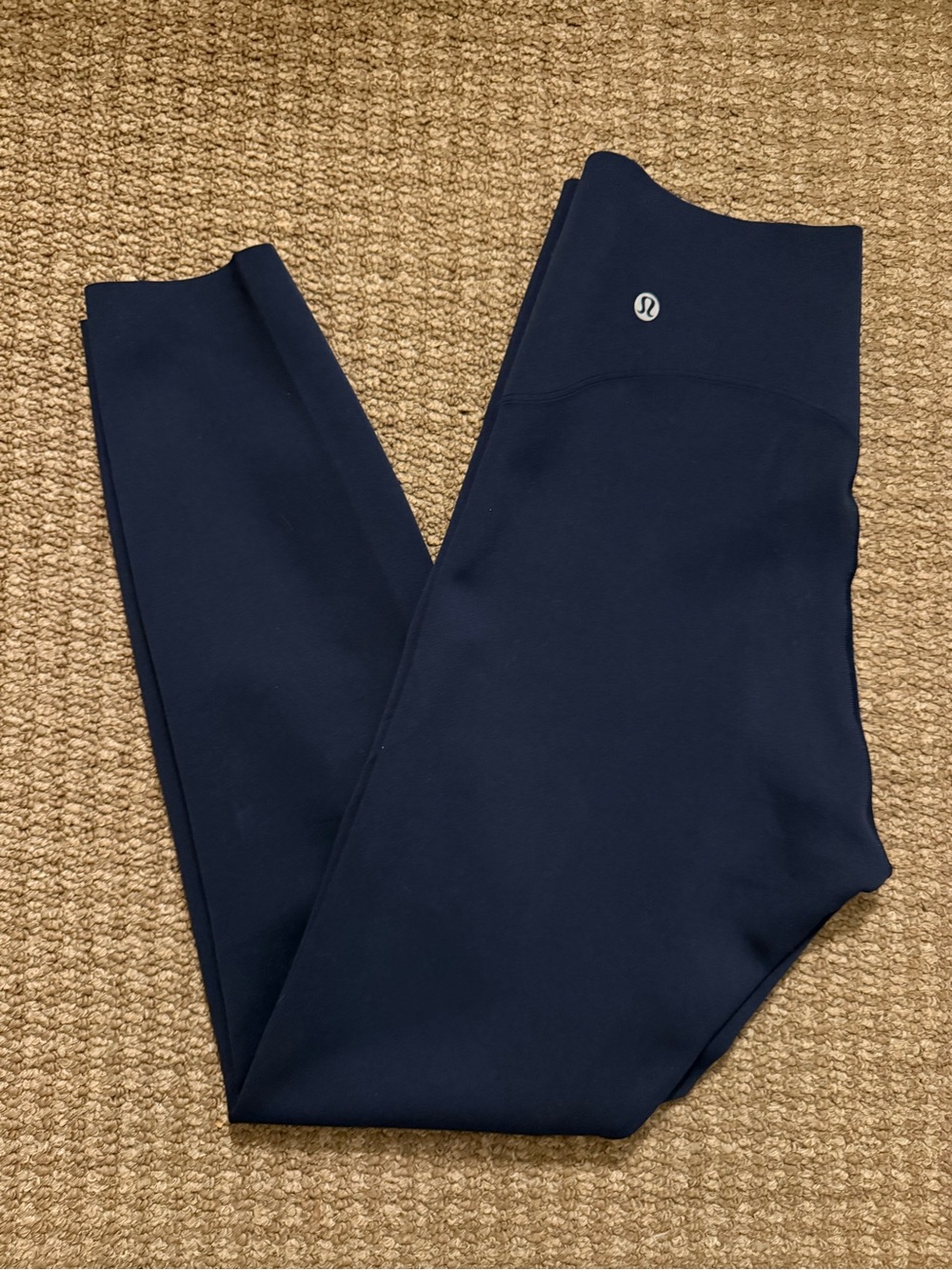 lululemon Glow Up Super-High-Rise Tight 25” size 8 True Navy